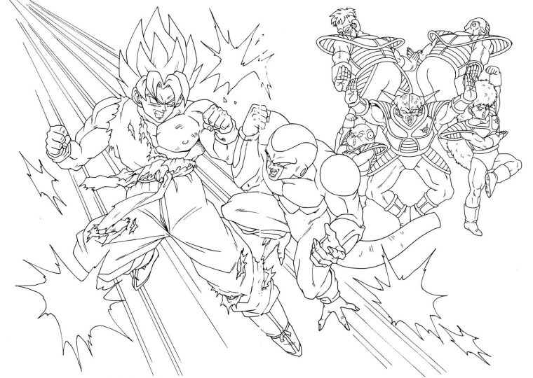 Coloriages Dragon Ball Z 9 – Coloriage Dragon Ball Z encequiconcerne Dessin De Dragon Ball Z À Imprimer