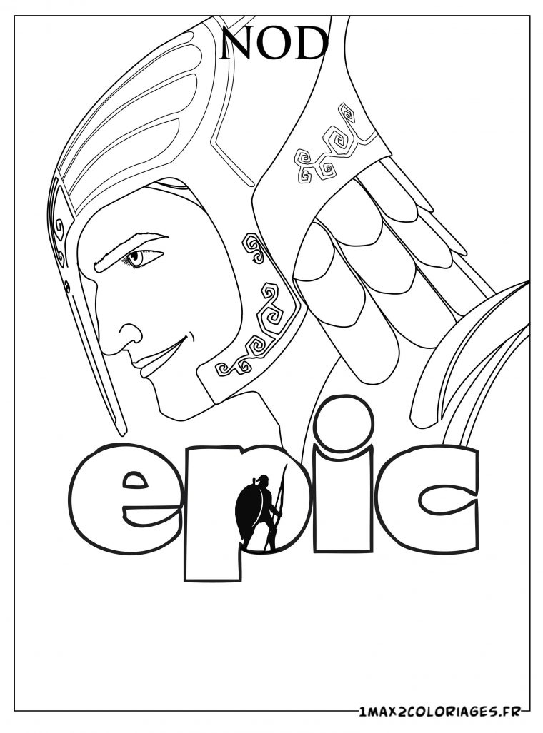 Coloriages Epic – La Bataille Du Royaume Secret – Des serapportantà Coloriage Homme