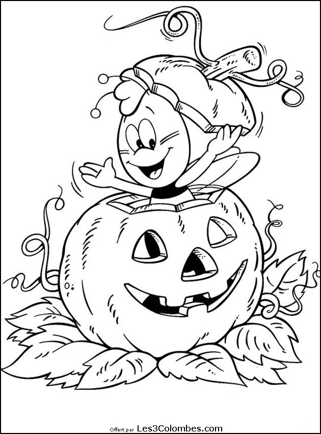 Coloriages Halloween 105 - Coloriage En Ligne Gratuit Pour tout Coloriage Pour Halloween 