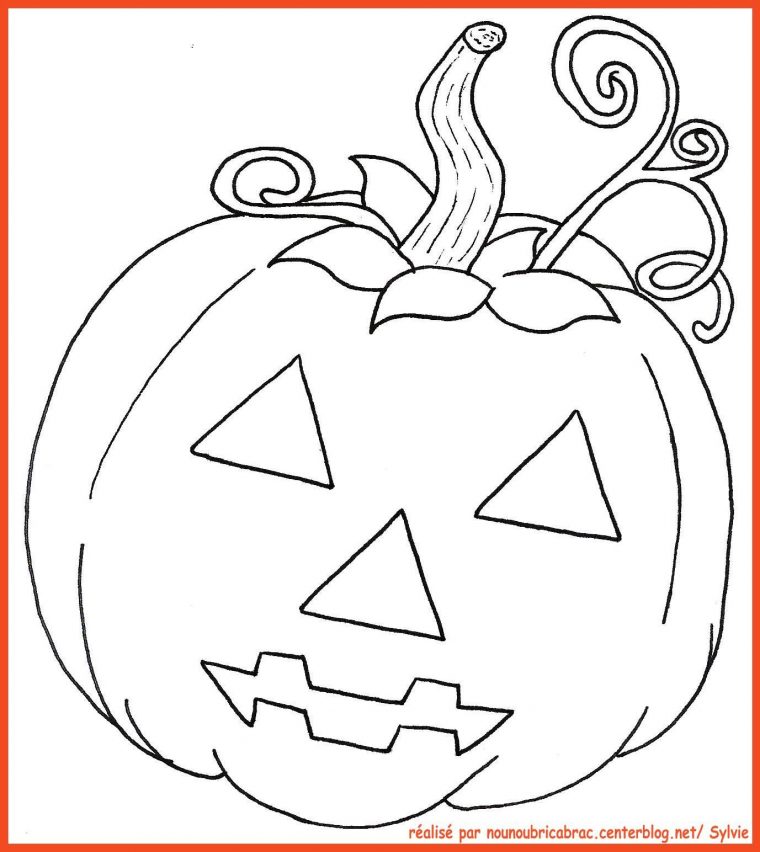 Coloriages Halloween dedans Coloriage Citrouille Halloween