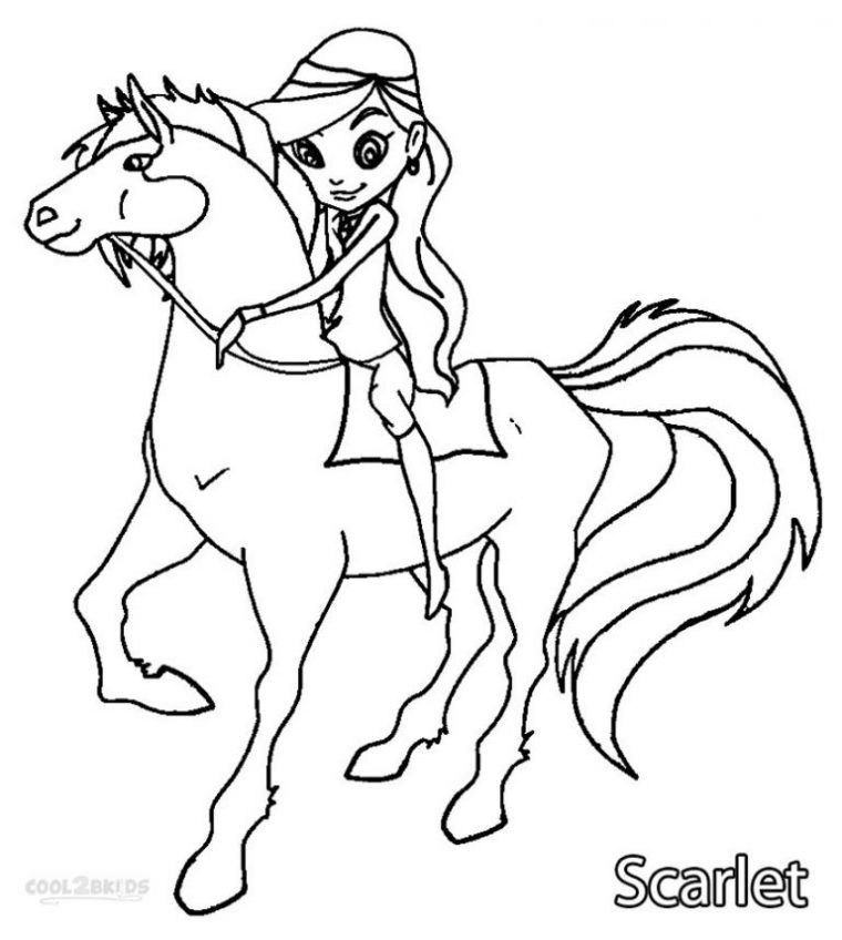 Coloriages – Horseland – Coloriages Gratuits À Imprimer destiné Horseland Coloriage