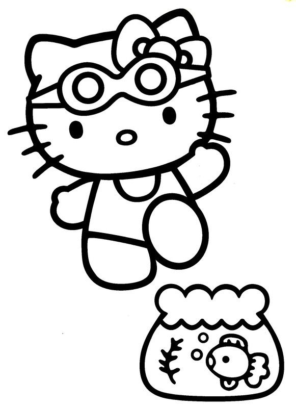 Coloriages Kitty 02  Tatuaggi Hello Kitty, Immagini Hello pour Coloriage Hello Kitty Danseuse 