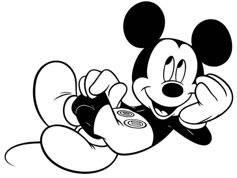 Coloriages Mickey À Imprimer Et Colorier – Maison Bonte dedans Coloriage Mickey