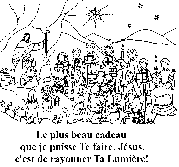 Coloriages Noël - Doyenné Pau-Périphérie serapportantà Coloriage Catholique 