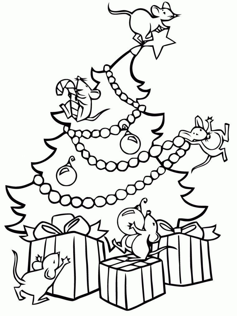 Coloriages Noel intérieur Dessin Noël