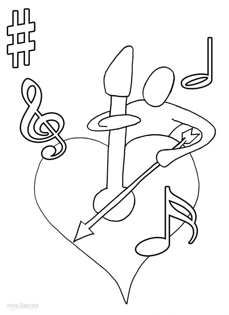 Coloriages – Notes De Musique – Coloriages Gratuits À Imprimer concernant Note De Musique Coloriage