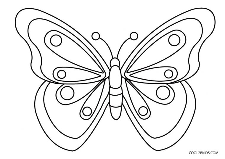 Coloriages – Papillon – Coloriages Gratuits À Imprimer intérieur Coloriage De Papillons