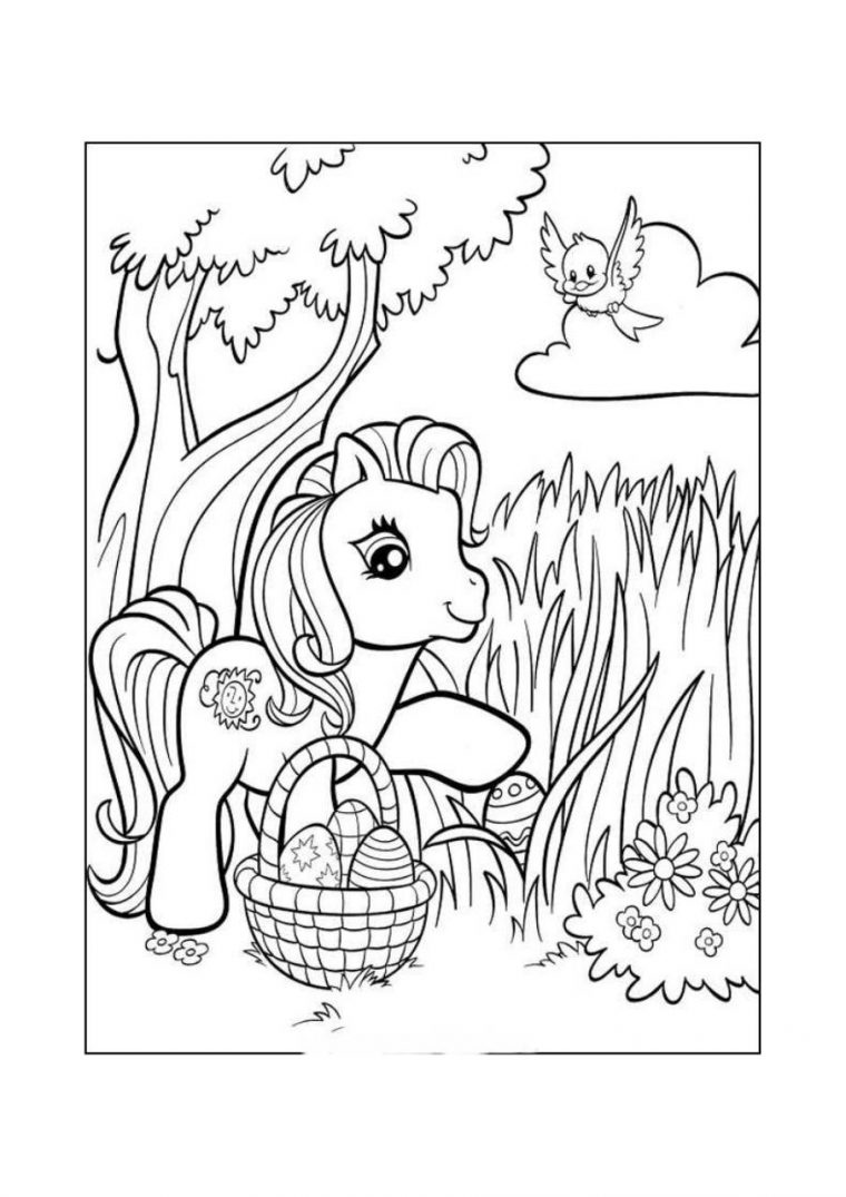 Coloriages-Paques-58 Par Rejanne – Fichier Pdf destiné Coloriage Pâques