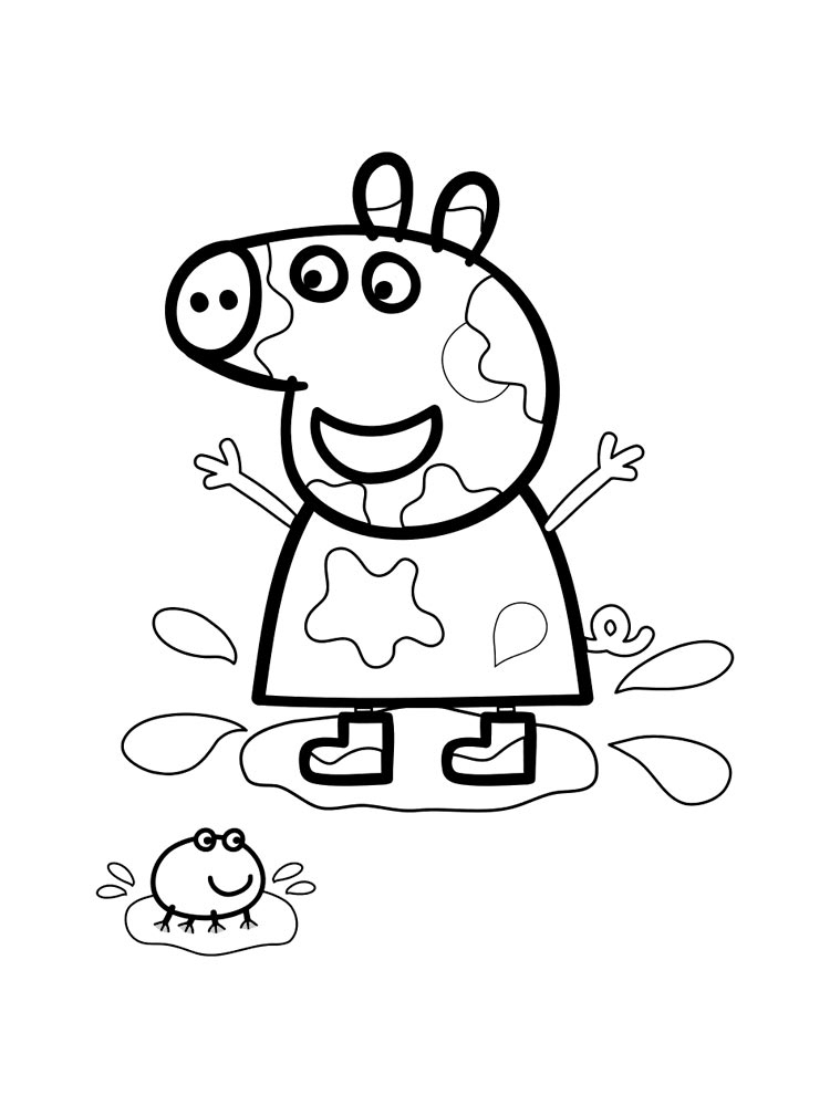Coloriages Peppa Pig Gratuits À Imprimer Pour Les Enfants concernant Coloriages Peppa Pig