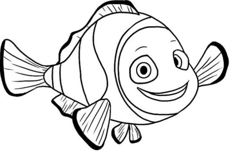 Coloriages: Poissons-Clowns Imprimable, Gratuit, Pour Les dedans Poisson Coloriage