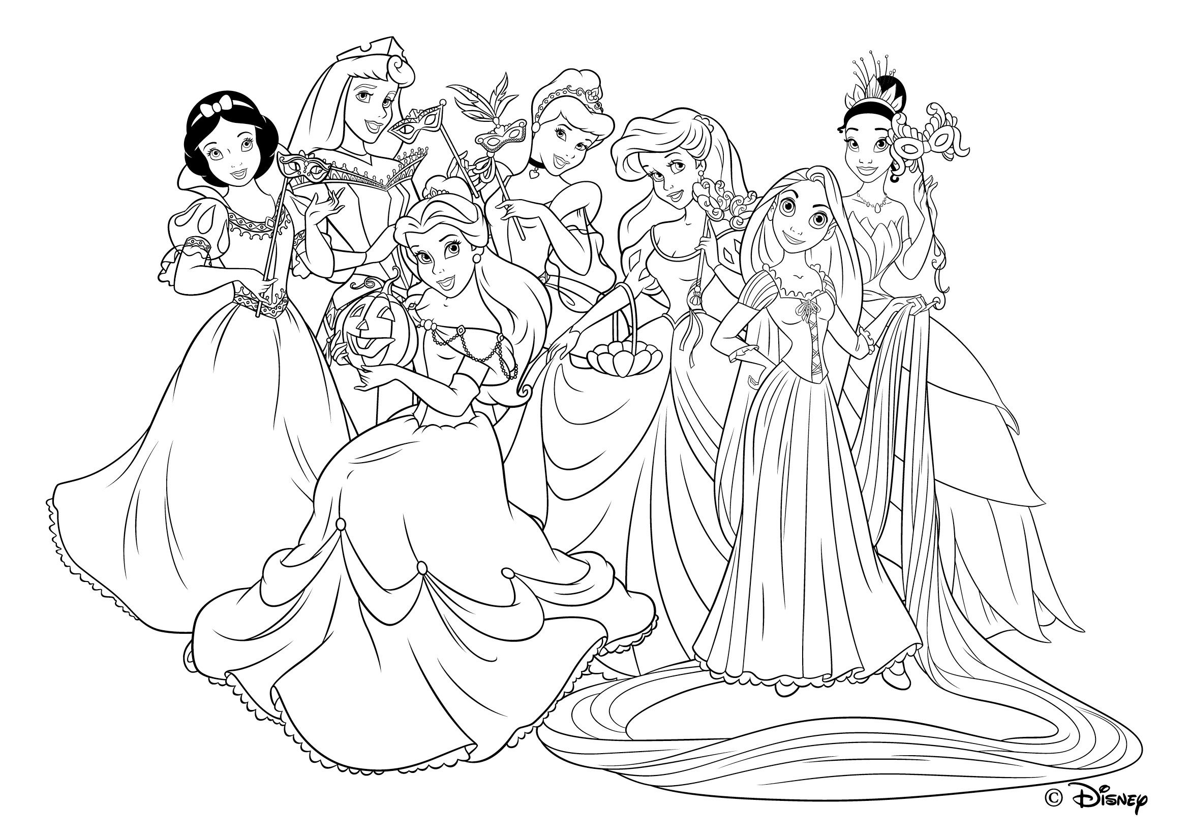 Coloriages Princesses Disney Fresh Coloriage Princesse destiné Tout Les Dessin A Imprimer 