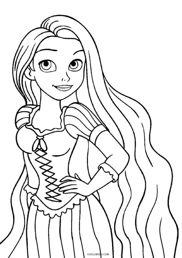 Coloriages – Raiponce – Coloriages Gratuits À Imprimer dedans Coloriages Raiponce