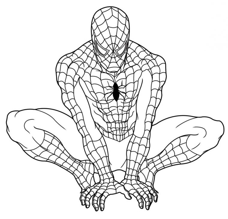 Coloriages Spiderman – Maison Bonte : Votre Guide pour Coloriage Spidermann