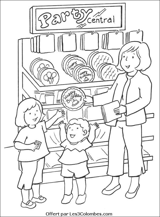 Coloriages-Supermarche-20 - Coloriage En Ligne Gratuit pour Dessin Enfant En Ligne 