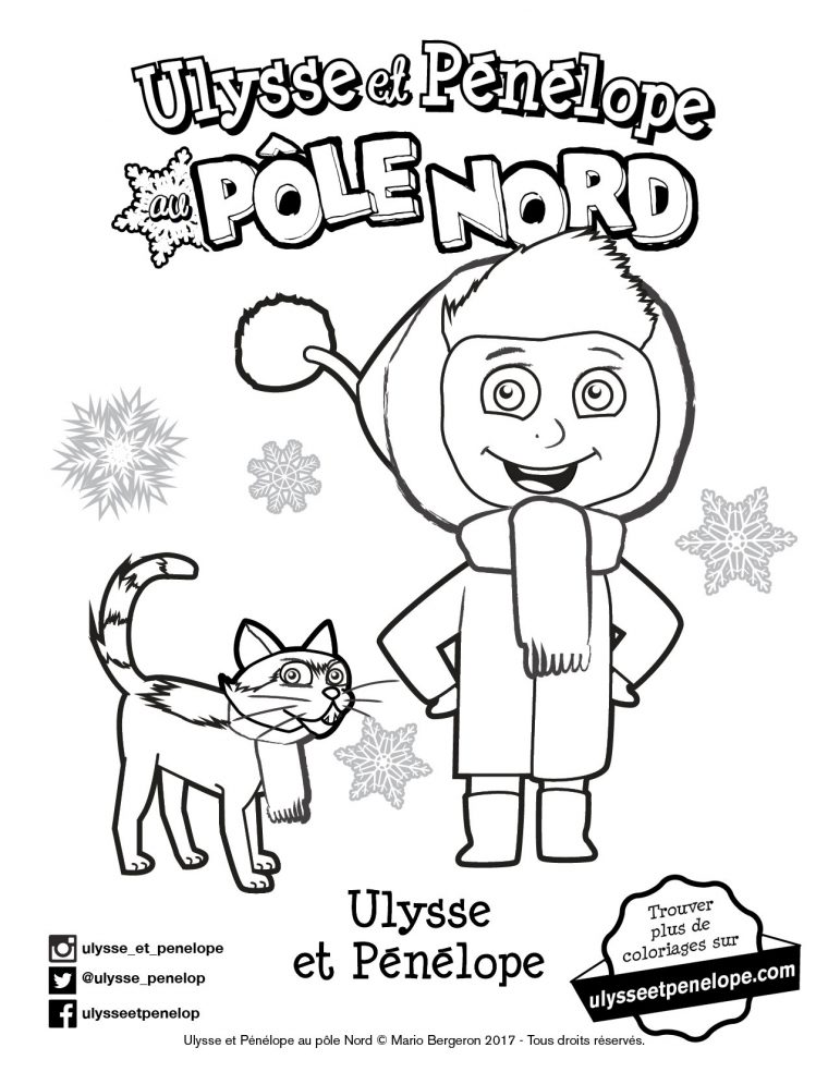 Coloriages – Ulysse Et Pénélope – Livres Pour Enfants à Coloriage Ulysse