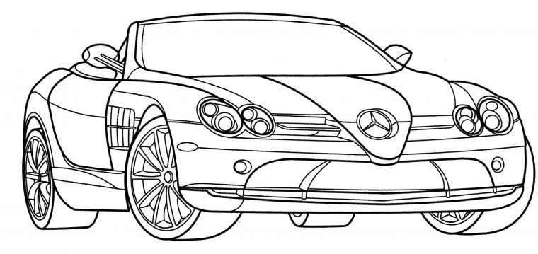 Coloriages Voiture Sport  Tuning (Transport) – Album De tout Coloriage Voitures