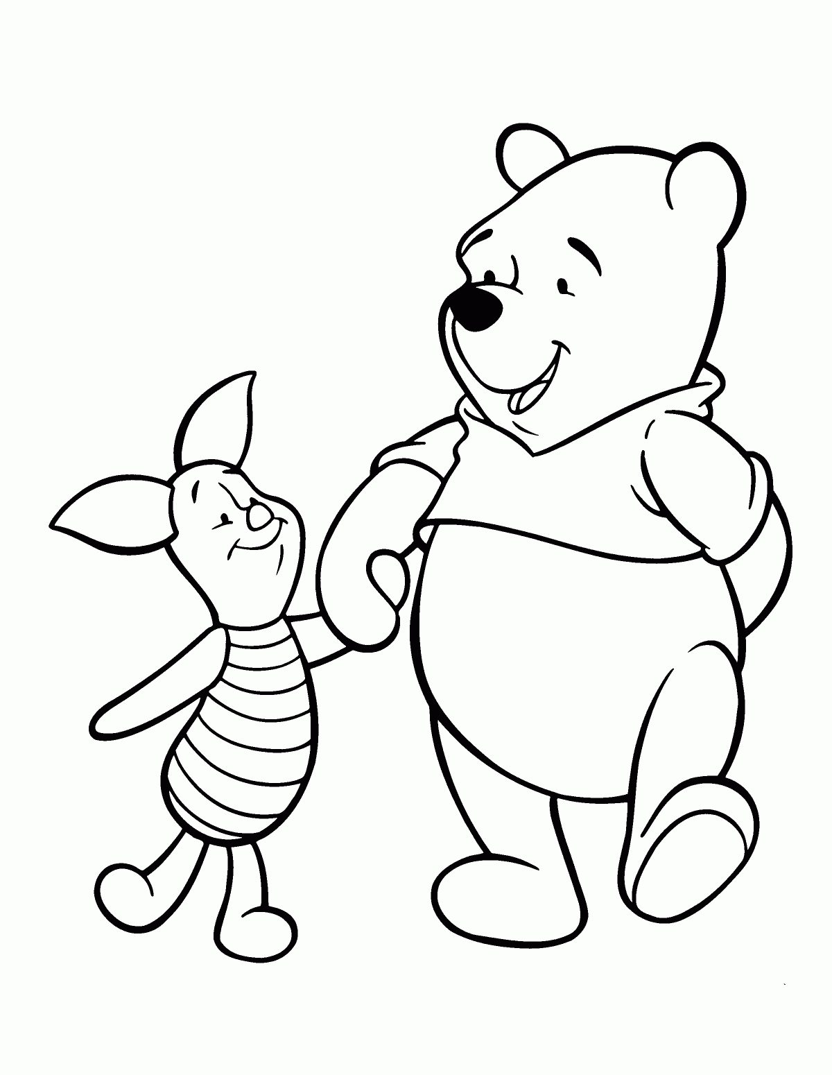 Coloriages Winnie L'Ourson : Images Et Gifs Animés Et destiné Winnie Coloriage