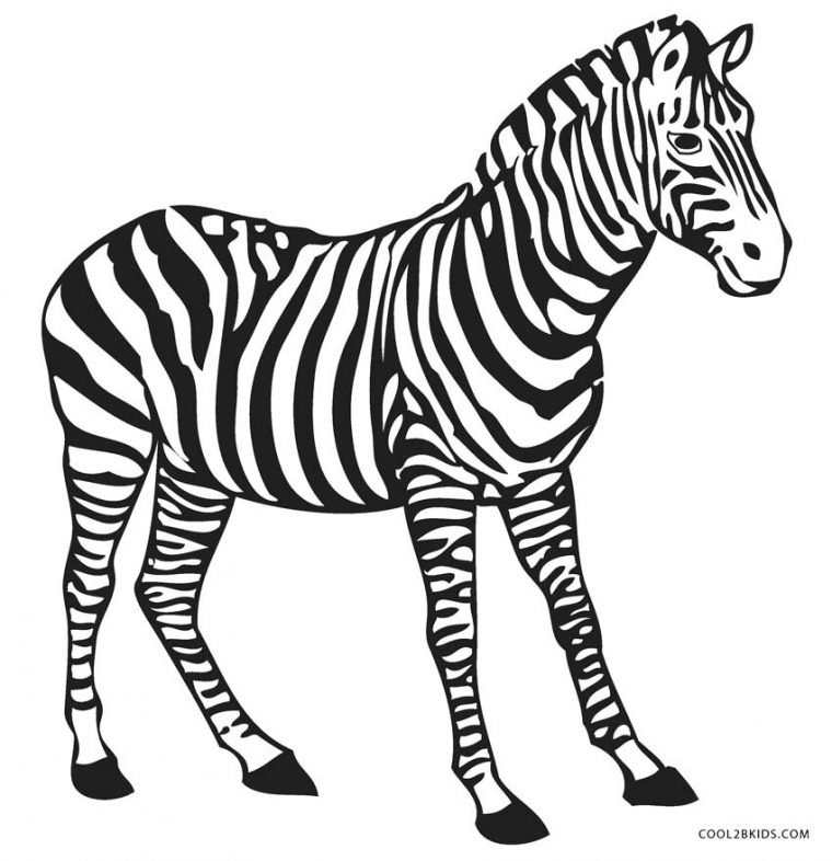 Coloriages – Zèbre – Coloriages Gratuits À Imprimer tout Coloriage Zebre