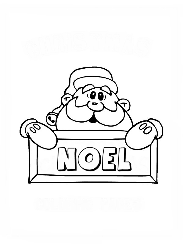 Colorier Un Pere Noel serapportantà Dessin A Colorier Noel