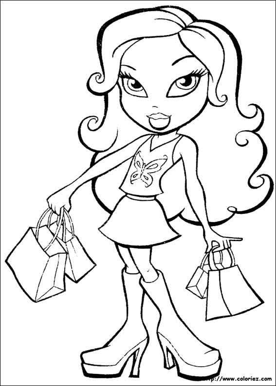 Coloriez - Coloriage Bratz tout Coloriez Com 