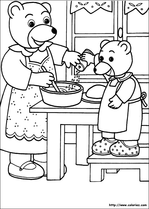 Coloriez - Coloriage Petit Ours Brun avec Coloriez Com 