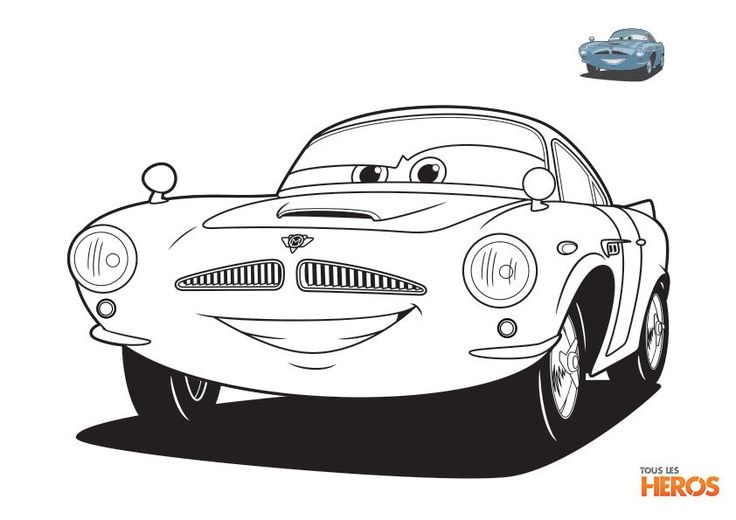 Coloriez Les Personnages De Cars Coloriage  Cars serapportantà Coloriage Cars A Imprimer 