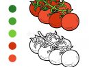 Coloring Book, Cherry Tomatoes Stock Vector - Illustration avec Coloriage Tomate