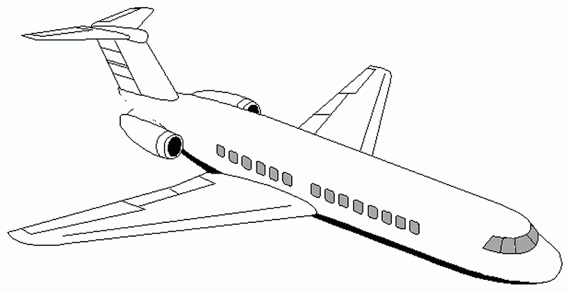 Coloring Page Airplane  Picgifs destiné Avion Coloriage 