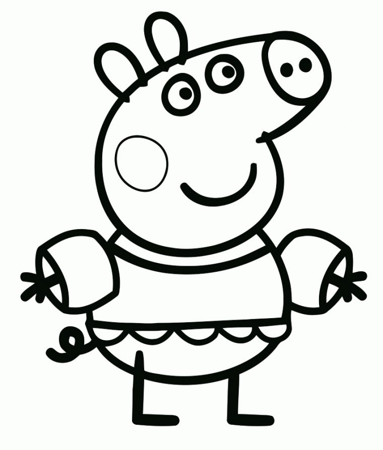 Coloring Pages: Free Peppa Pigpeppa Pig Coloring Pages destiné Coloriages Peppa Pig