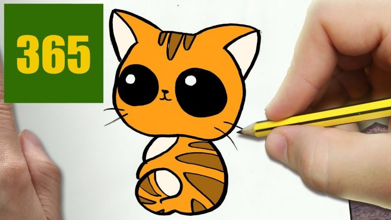 Comment Dessiner Chat Kawaii Étape Par Étape – Dessins encequiconcerne Dessin A Faire