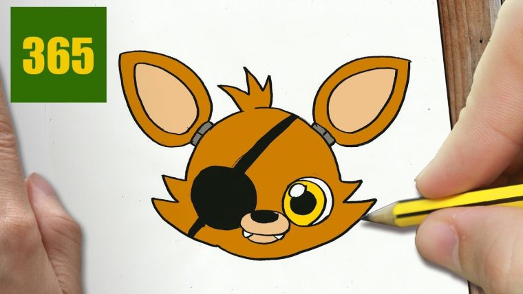 Comment Dessiner Foxy Kawaii Étape Par Étape – Dessins concernant Dessin A Dessiner