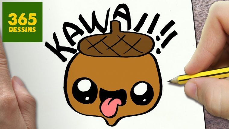 Comment Dessiner Gland Fruit Kawaii Étape Par Étape encequiconcerne Image Dessin Facile