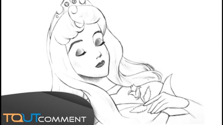 Comment Dessiner Raiponce – Les Dessins Et Coloriage intérieur Comment Dessiner Une Princesse