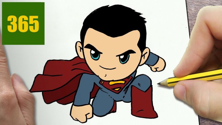 Comment Dessiner Superman Kawaii Étape Par Étape – Dessins destiné Dessin A Faire