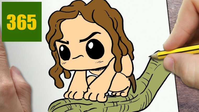 Comment Dessiner Tarzan Kawaii Étape Par Étape – Dessins encequiconcerne Dessin A Dessiner