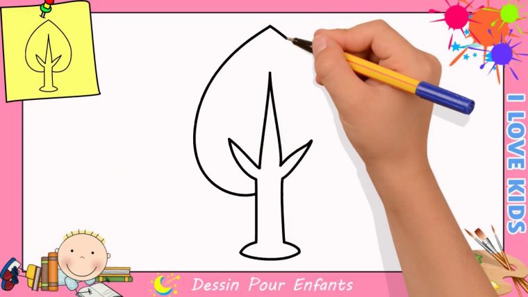 Comment Dessiner Un Arbre – Les Dessins Et Coloriage avec Apprendre A Dessiner Des Arbres