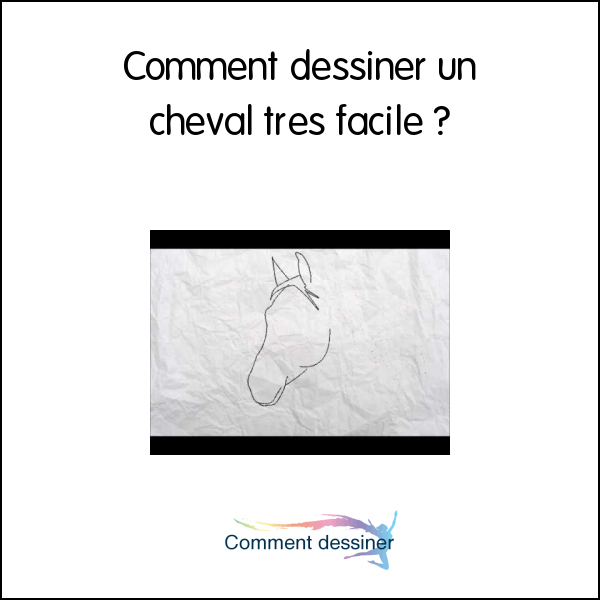 Comment Dessiner Un Cheval Très Facile - Comment Dessiner destiné Comment Dessiner Un Cheval Étape Par Étape 