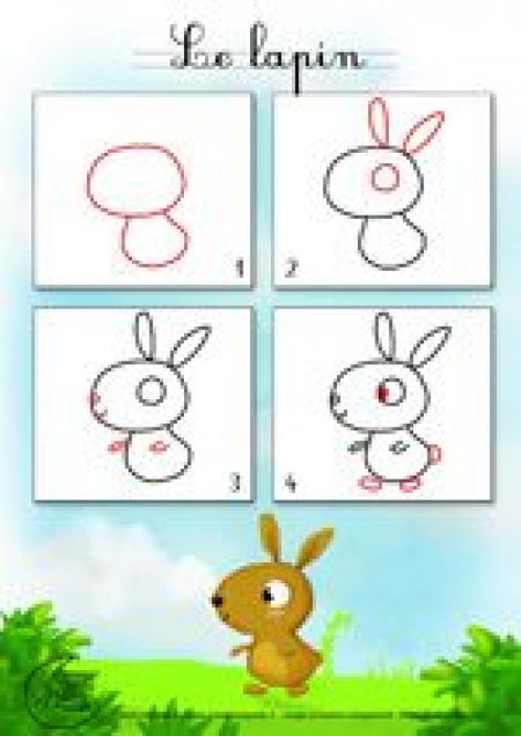 Comment Dessiner Un Lapin ? #Drawingtechniques #Drawing # serapportantà Comment Dessiner Un Lapin 