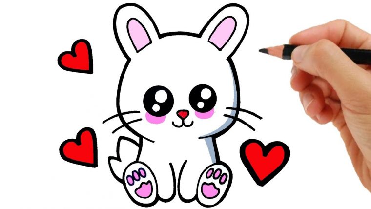 Comment Dessiner Un Lapin Kawaii Facilement – dedans Comment Dessiner Un Lapin