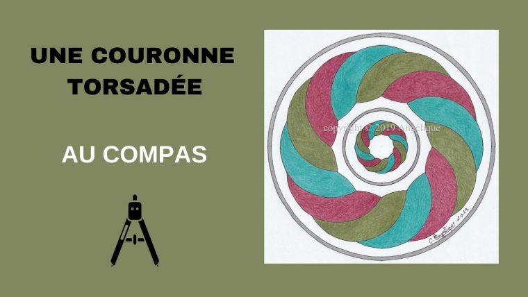 Comment Dessiner Une Couronne Torsadée Au Compas [Dessin destiné Dessiner Une Couronne