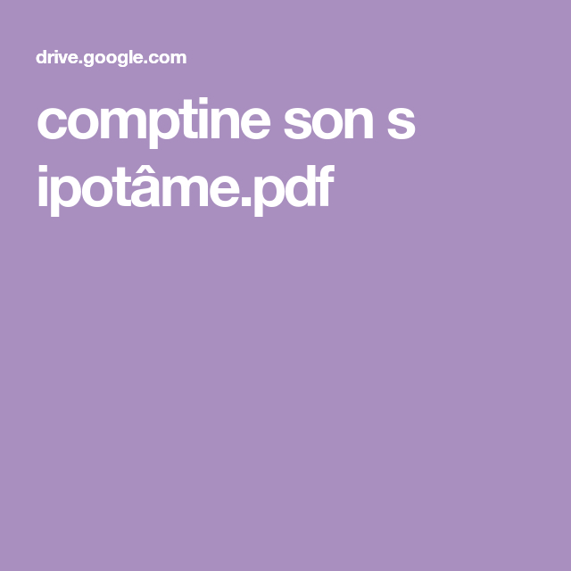 Comptine Son S Ipotâme.pdf  Weather Screenshot encequiconcerne Ipotame  Les Transports 