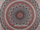 Cool Boho Medallion Circle Mandala Wall Tapestry, Indian à Mandala