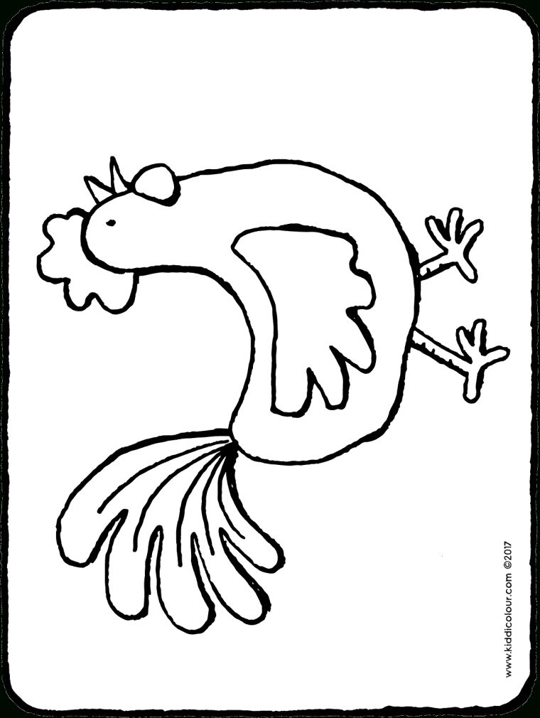 Coq – Kiddicoloriage pour Coloriage Coq