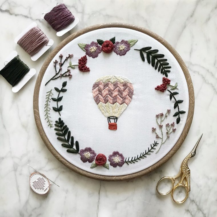 "Couronne Et Montgolfiere" – Modèle Broderie à Modele Couronne