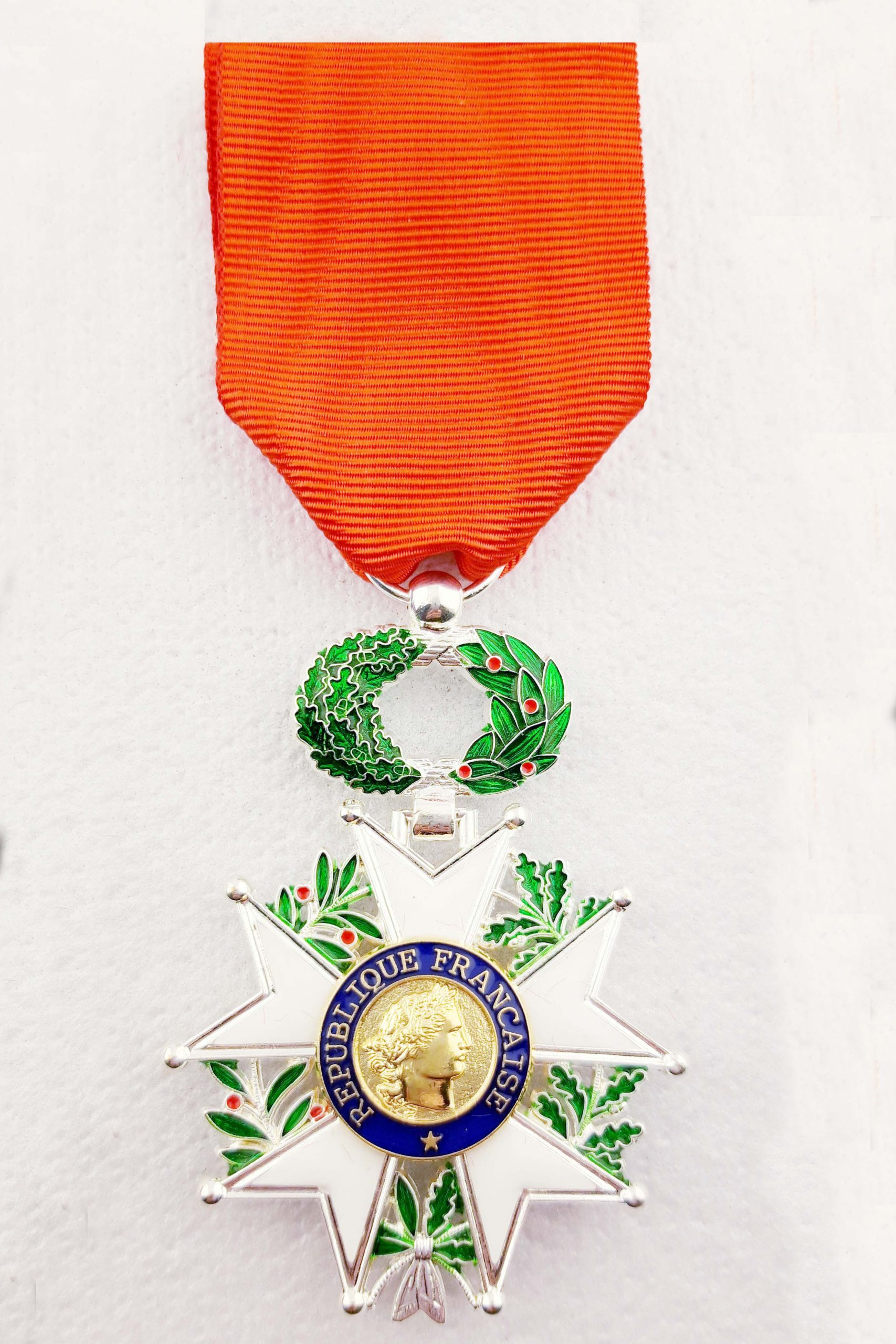 Croix De Chevalier Légion D&amp;#039;Honneur En Bronze Argenté destiné Chevalier Croix Rouge 