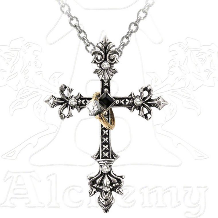 Croix Gothique Alchemy Gothic 'Maryam Theotokos' Avec Une serapportantà Dessin Croix