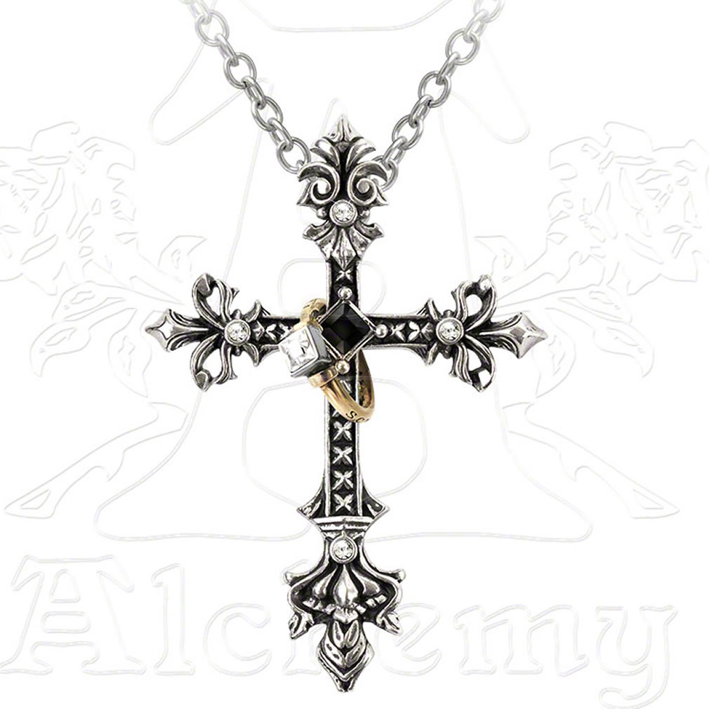 Croix Gothique Alchemy Gothic &amp;#039;Maryam Theotokos&amp;#039; Avec Une serapportantà Dessin Croix 