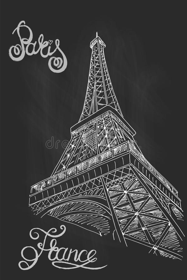 Croquis De Tour Eiffel Stock Illustrations, Vecteurs dedans Croquis Tour Eiffel 