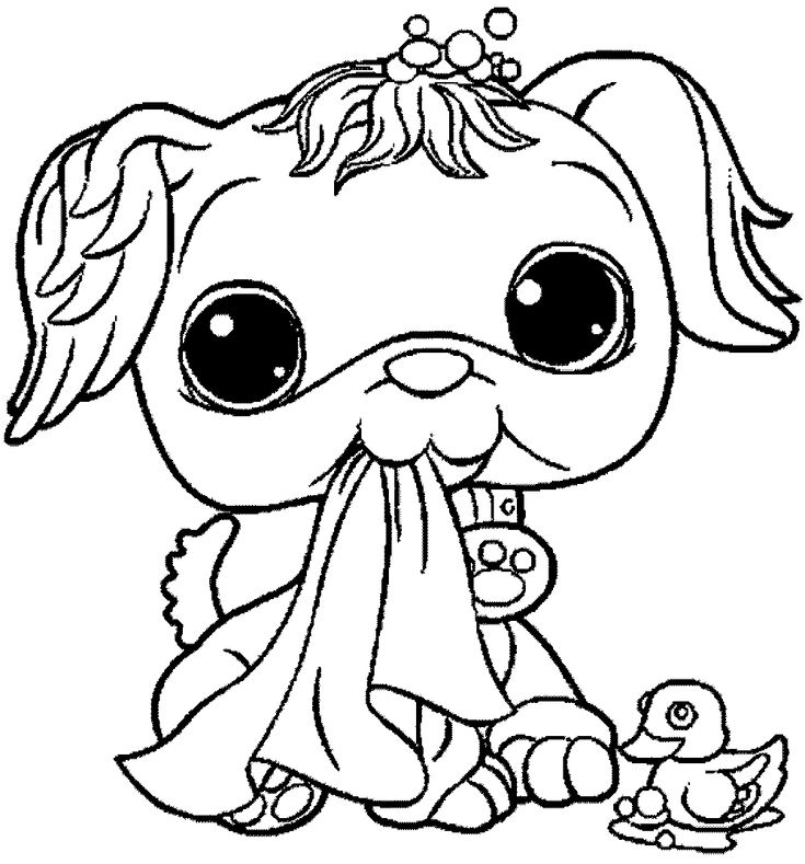 Cute And Sweet Littlest Pet Shop Coloring Pages  Elephant pour Coloriage Pet Shop À Imprimer