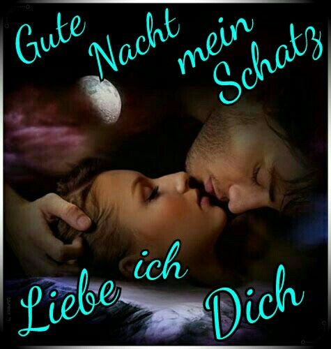 schatz gute nacht kuss